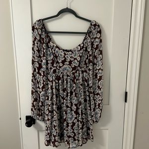Abercrombie Long Sleeve Floral Dress